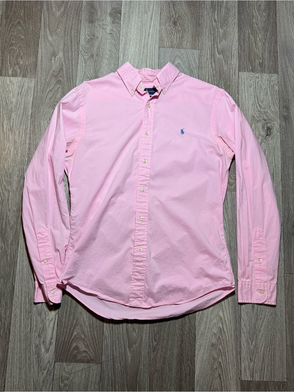 Polo Ralph Lauren Slim Fit Pink Button Down Shirt  Medium Cotton